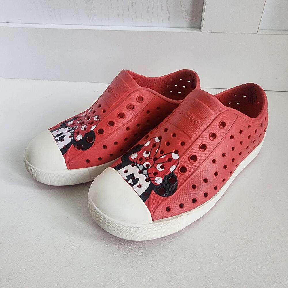 Disney x Native Red Minnie Mouse Slip On‎ Shoes - C12